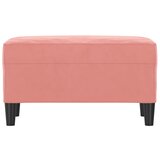  Klupa ružičasta 70 x 35 x 41 cm baršunasta | shoptok.hr