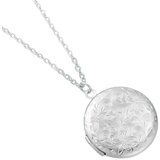 INF Ženska ogrlica z medaljonom v obliki srca, ogrlica s fotografskim medaljonom iz nerjavečega jekla, (21639300) Cene