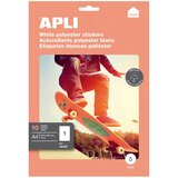 Apli Vrem. odp. nalepke, bele, 210 x 297 mm INKJET, 1/stran, 10 listov, (20475874) Slike