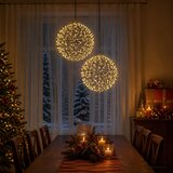  Božićni vrh svjetla 2 kom. 600 LED lampica Topla bijela | shoptok.hr