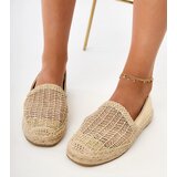 Gemre Golden lace platform espadrilles Plevis | shoptok.hr