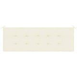  Jastuk za vrtnu klupu krem 150x50x4 cm od tkanine Oxford | shoptok.hr