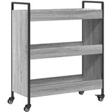 Kuhinjska kolica siva boja hrasta 70x30x82 cm konstruirano drvo | Eponuda.com