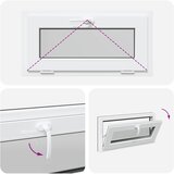  Prozor za podrum RISOR 80 x 40 cm PVC i staklo Antracit | shoptok.hr