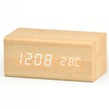 INF Digitalna LED budilka Champagne, (21236356) Cene