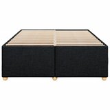  Okvir za krevet bez madraca crni 140 x 190 cm od tkanine | Eponuda.com