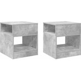  Konačna Stolić 2 pcs Betonski sivi 40,5 x 40 x 45 cm | shoptok.hr