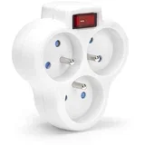 DIVISOR DE ENERGIA TRIPLO MONTIS PARA COMPUTADOR, TV E SMARTPHONE, (5000261402)