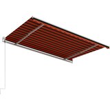 Tenda na automatsko uvlačenje 400 x 300 cm narančasto-smeđa | Eponuda.com