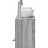  Set ormarića za kupaonicu 3 kom. Siva Sonoma 49,5 x 35 x 63 cm | shoptok.hr