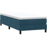 Box Spring krevet bez madraca tamnoplavi 80x210 cm samt | Eponuda.ba