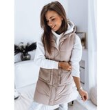 DStreet Women's quilted vest LADISA coffee TY3289 | shoptok.hr