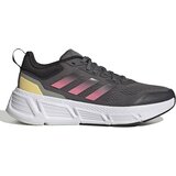 Adidas Tenisice za trčanje 'QUESTAR' pastelno žuta / tamo siva / svijetloroza | shoptok.hr