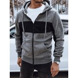 DStreet Bluza męska z kapturem ciemnoszara | Shoptok.si