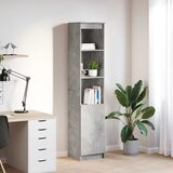 vidaXL Visoka ploča beton siva 37,5x35x180 cm izrađeno drvo Cijene