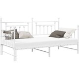 vidaXL krevet s rašljem bijela 90x200 cm čelik | shoptok.hr