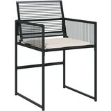  13-dijelni vrtni blagovaonski set s jastucima poliratan crni | shoptok.hr