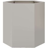 vidaXL vrtno korito šestkotnik 46x40x45 cm nerjavno jeklo | Shoptok.si