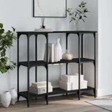  Konzolni stol crni 102 x 35 x 90 cm od konstruiranog drva | shoptok.hr