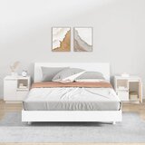 The Living Store Nočna omarica 2 kosa bela 50x34x50 cm trdna borovina - Nočna Omarica, (21434768) | Shoptok.si
