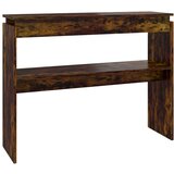  Konzolni stol dimljeni hrast 102x30x80 cm od konstruiranog drva | shoptok.hr