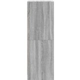 vidaXL Visoka komoda sa staklenim vratima boja hrasta 35 x 37 x 109 cm | shoptok.hr