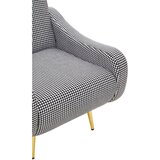 Premier Housewares Črno-bel fotelj Holli – | Shoptok.si