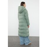 Trendyol Light Khaki Regular Side Snap Closure Water Repellent Long Quilted Puffer Jacket | Shoptok.si