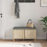  Klupa za hodnik s jastukom Sonoma hrast 60 x 38 x 46 cm | shoptok.hr