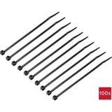 TRU COMPONENTS TC-12533324 vezice 150 mm 3.6 mm crna otporna na hladnoću 100 St. | Eponuda.ba