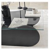 Hanah home sto za dnevnu sobu brise black transparent