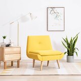 vidaXL Počivalni stol rumeno blago | Shoptok.si