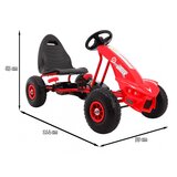  Go-kart na pedale Chamiopn - crveni | shoptok.hr