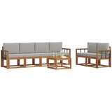  Set vanjskih sofa 7 kom. Prirodna i svijetlo siva | shoptok.hr