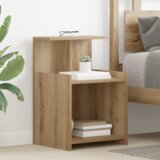 vidaXL noćni ormari 2 kom Umjetnički hrast 40x35x60 cm Konstruirano drvo | shoptok.hr
