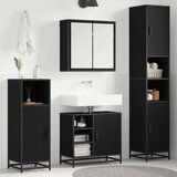 vidaXL set namještaja za kupaonicu 4 pcs crni hrast 65 x 33 x 60 cm | shoptok.hr