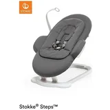Ležaljka za bebe Bouncer Steps, Tamnosiva
