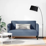 SOFA Loveseat kavč modra 109 cm velur tkanina, (21749646)