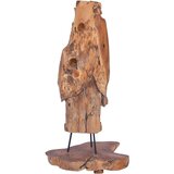 vidaXL Stojalo za vino za 8 steklenic 40x30x80 cm trdna tikovina | Shoptok.si
