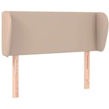  Uzglavlje s ušima boja cappuccina 83x23x78/88 cm umjetna koža | shoptok.hr