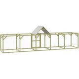 vidaXL Kokošnjak 500x100x150 cm impregnirana trdna borovina | Shoptok.si