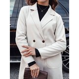 DStreet Płaszcz damski oversize LINNORE gładki długi beżowy | shoptok.hr