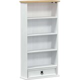 Cd omara Bela 52 x 17.5 x 103 cm Masivno borovo les, (5000201330) | Shoptok.si