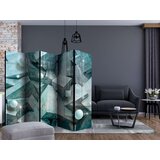  Paravan u 5 dijelova - Concrete Cubes (Green) II [Room Dividers] 225x172 | shoptok.hr