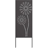  Privatnost u vrtu Crna 50 x 140 cm Hladno valjana čelična | shoptok.hr