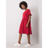 RUE PARIS Dress-RV-SK-5576.04-dark red | shoptok.hr