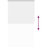 vidaXL Rolo zatemnjena bela 120x210cm tkanina širina 116,6cm poliester | Shoptok.si