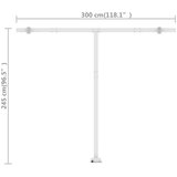  Samostojeća tenda na ručno uvlačenje 300 x 250 cm plavo-bijela | shoptok.hr