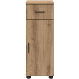 vidaXL kopalniška omarica s predalom artisan hrast 30 x 35 x 80 cm | Shoptok.si