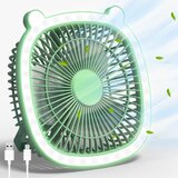 Venisymlis Zelen Usb Namizni Ventilator Nastavljiv Prenosni Namizni Ventilator Za Dom, Spalnica Namizni Pisarniški Avto Kampiranje Na Prostem, (22070429) | Shoptok.si